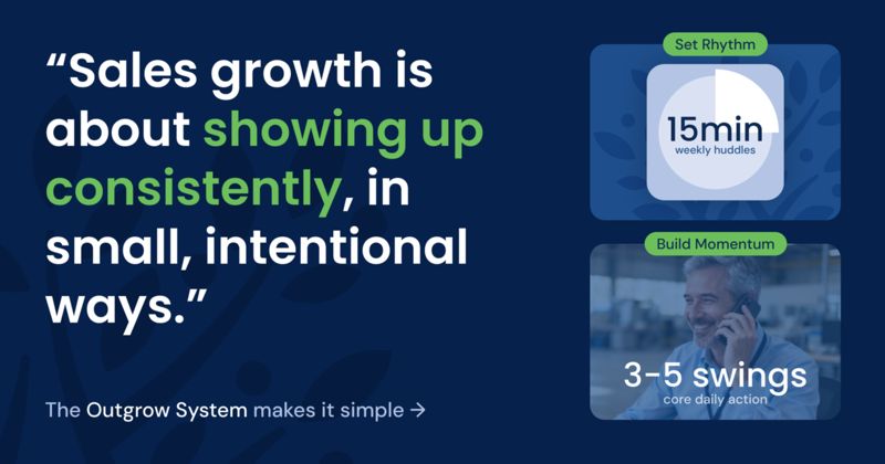 PERMA 3 - Sales growth is about showing up consistently in small intentional ways